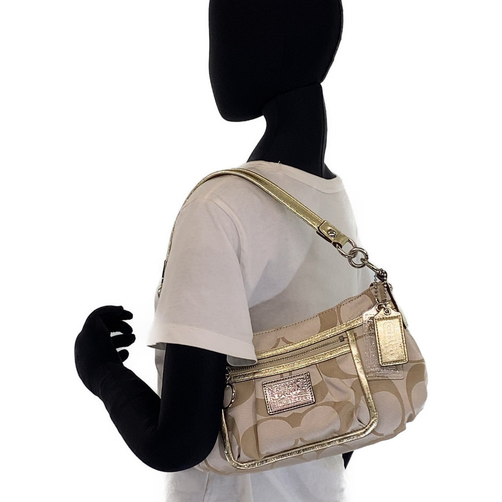 Coach Coach Leather Signature Shoulder Bag 401774 Leather Shoulder Bag - Picture 5 of 8